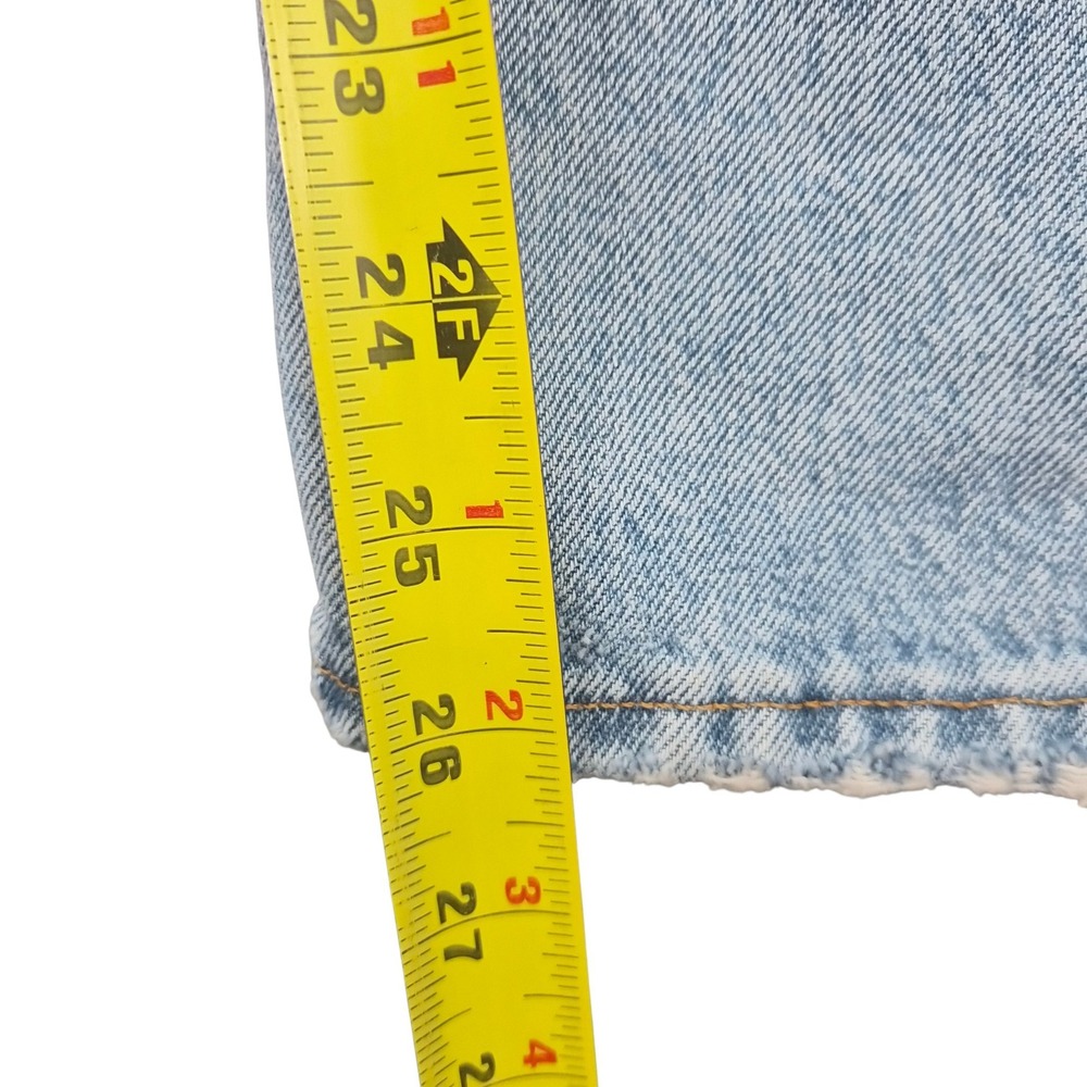 AGOLDE Ripley High Rise Straight Leg Jeans Light Wash Blue Size 27 A141-1141 - Picture 12 of 12
